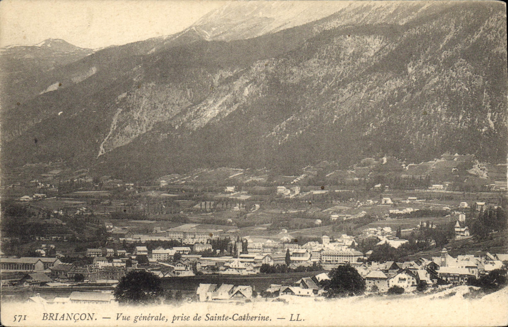 CPA Briancon Vue generale prise de Sainte Catherine