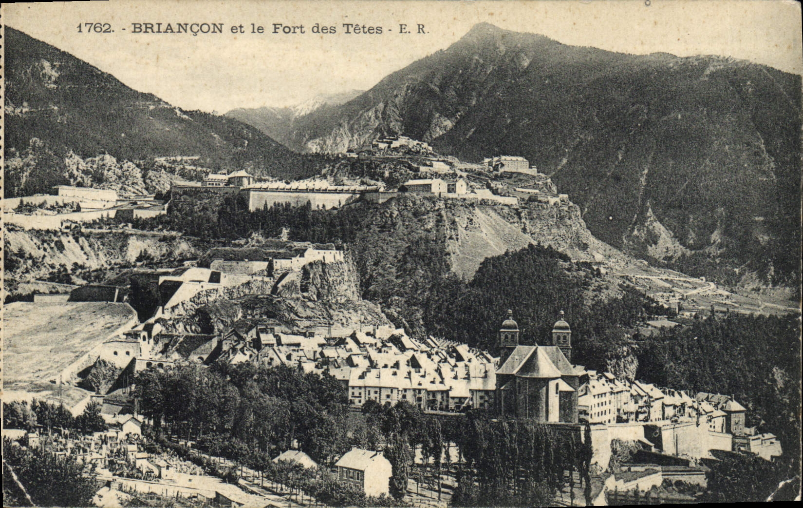 CPA Briancon et le Fort des Tetes 