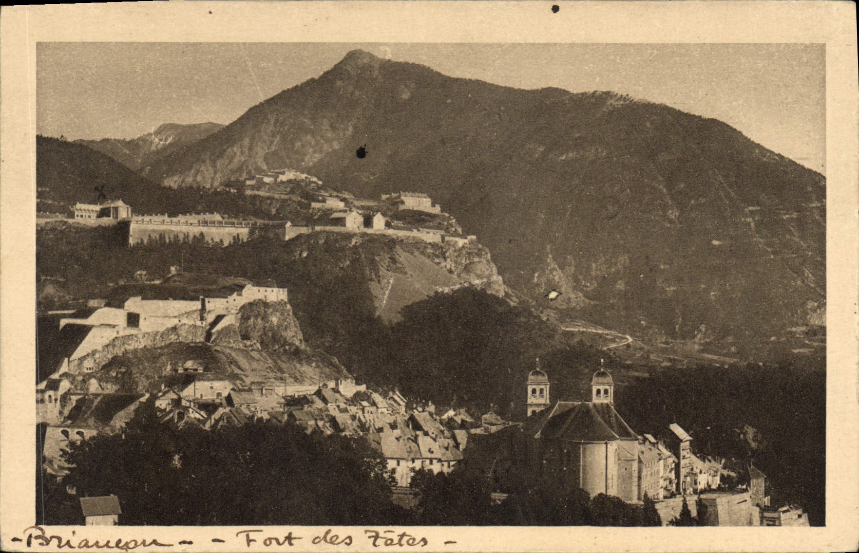 CPA Briancon Fort des Tetes 