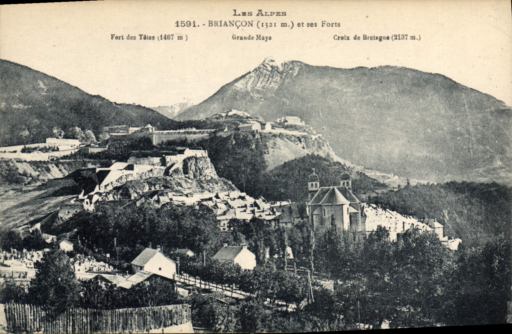 CPA Briancon et ses Forts 