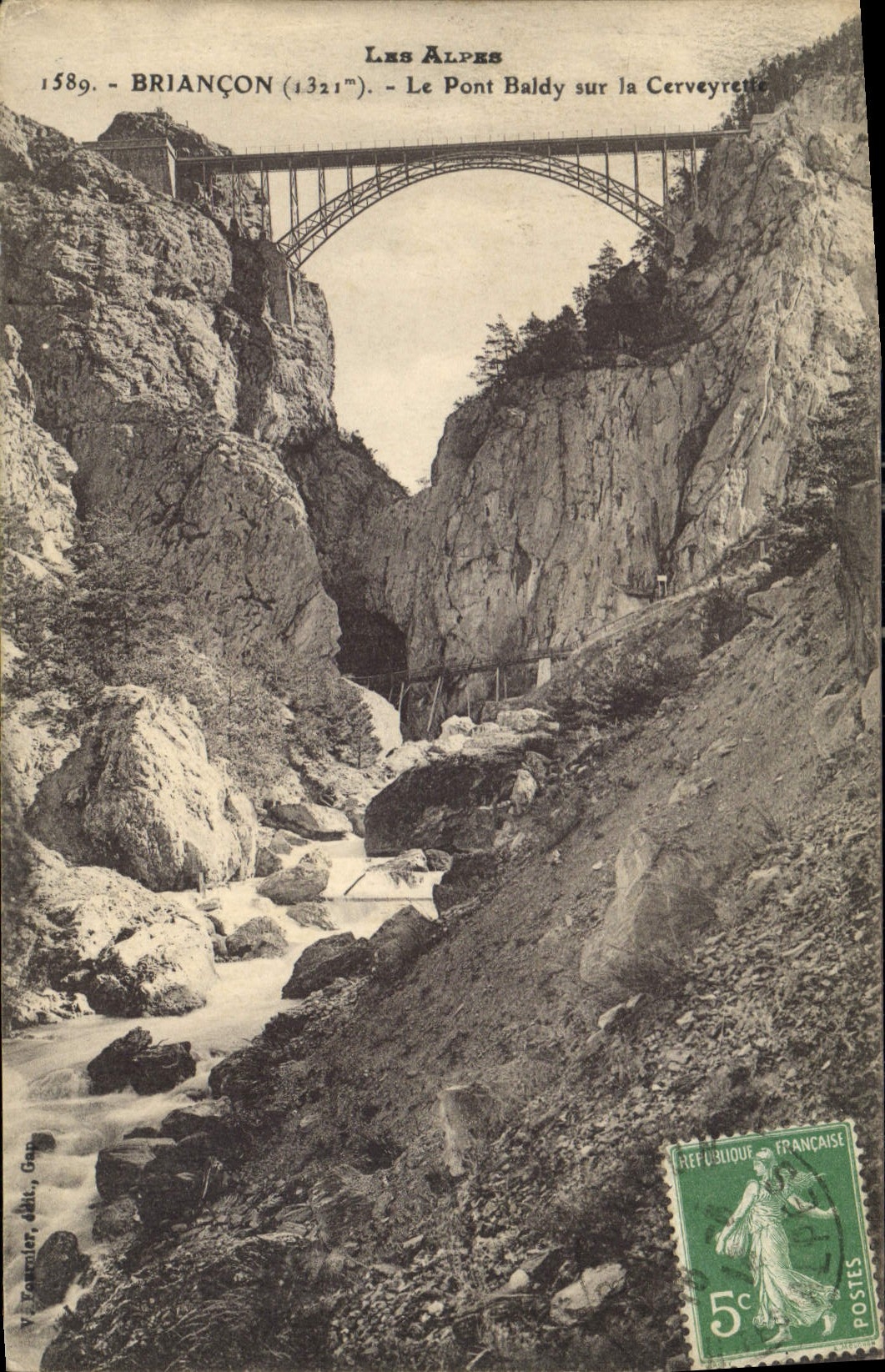 CPA Briancon Le Pont Baldy sur la Cerveyrette