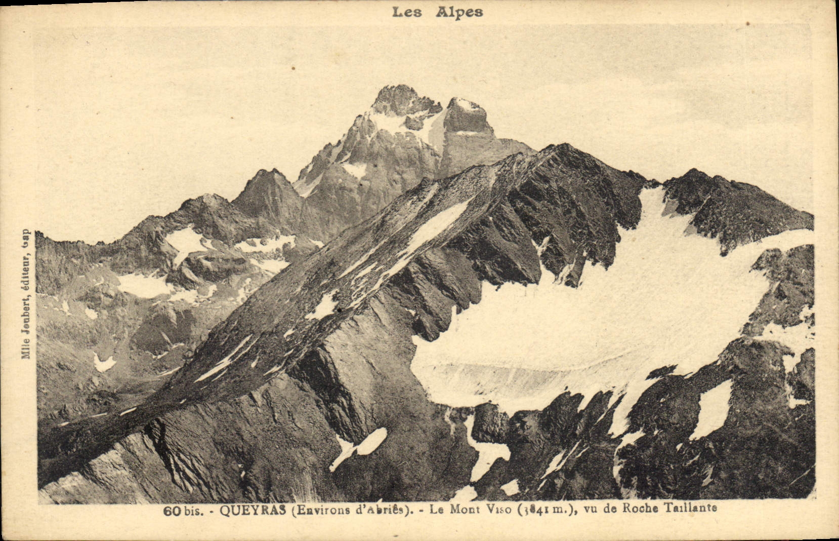 CPA Queyras Le Mont Vue vu de Roche Taillante 