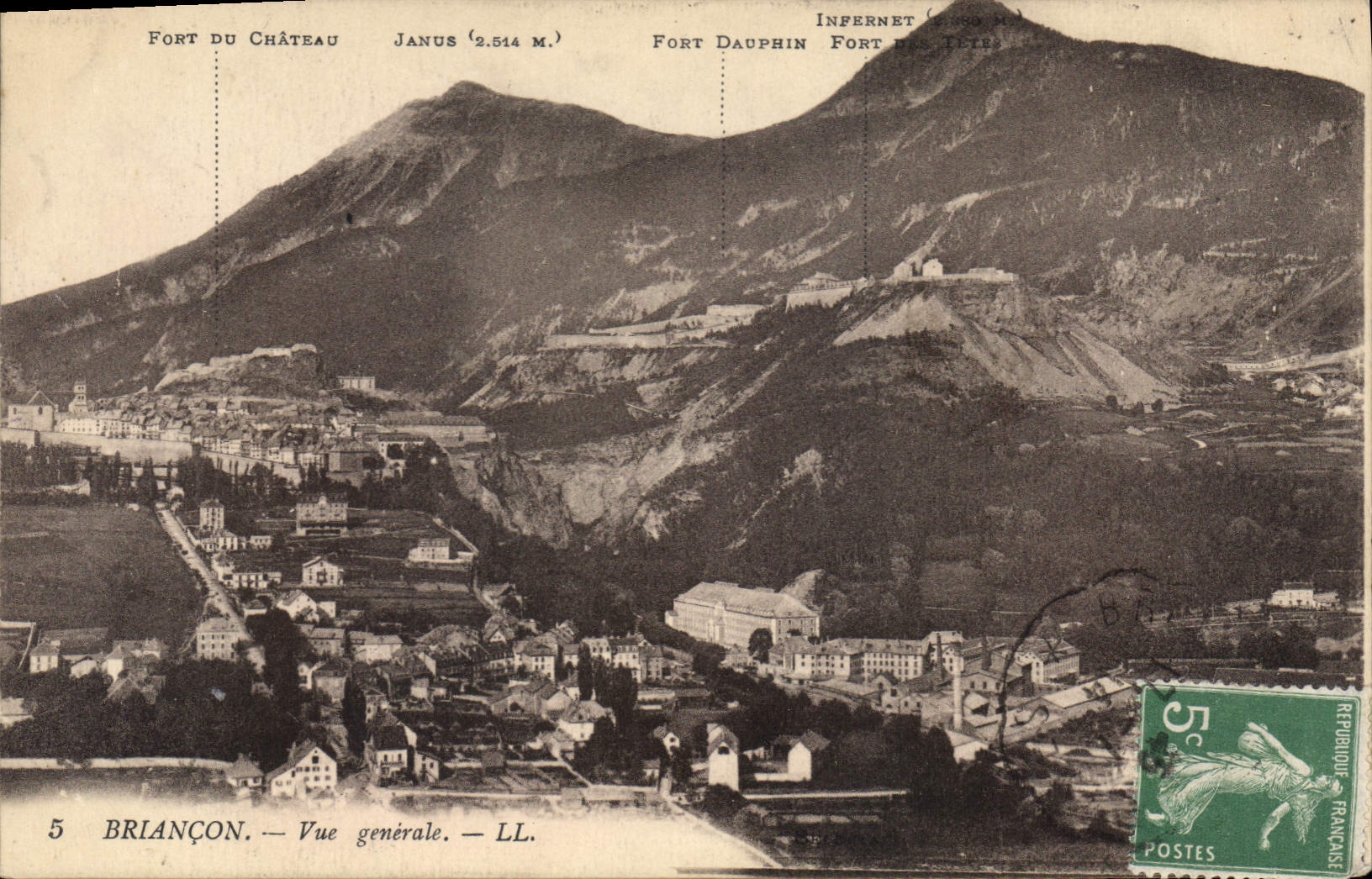 CPA Briancon Vue generale 