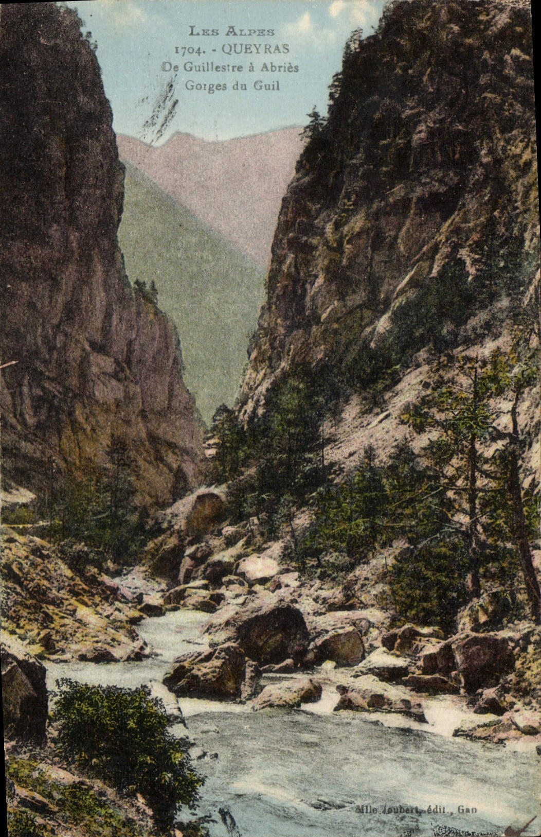 CPA Les Alpes Queyras De Guillestre a Abries Gorges du Guil 