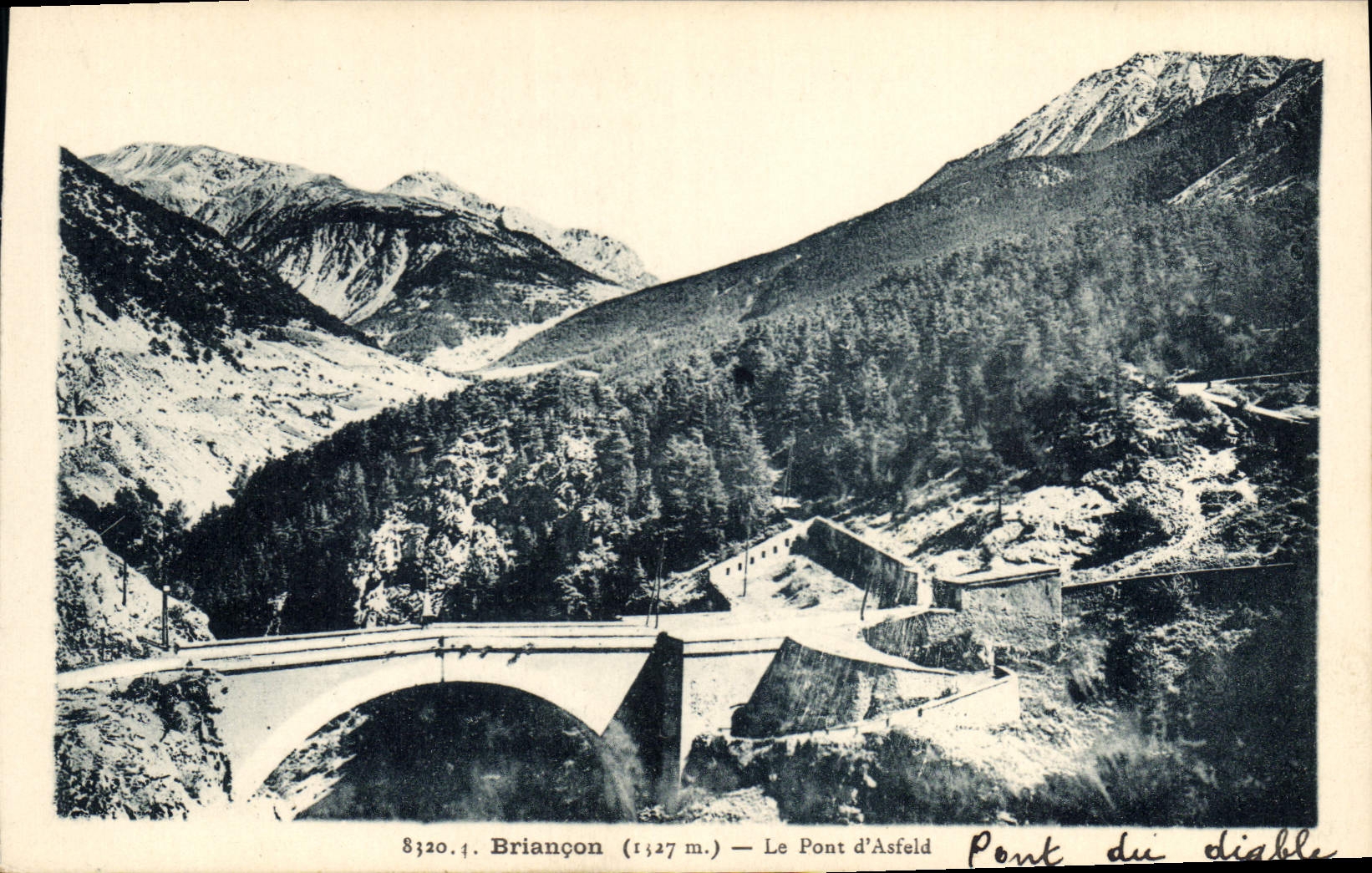 CPA Briancon Le Pont d'Asfeld 