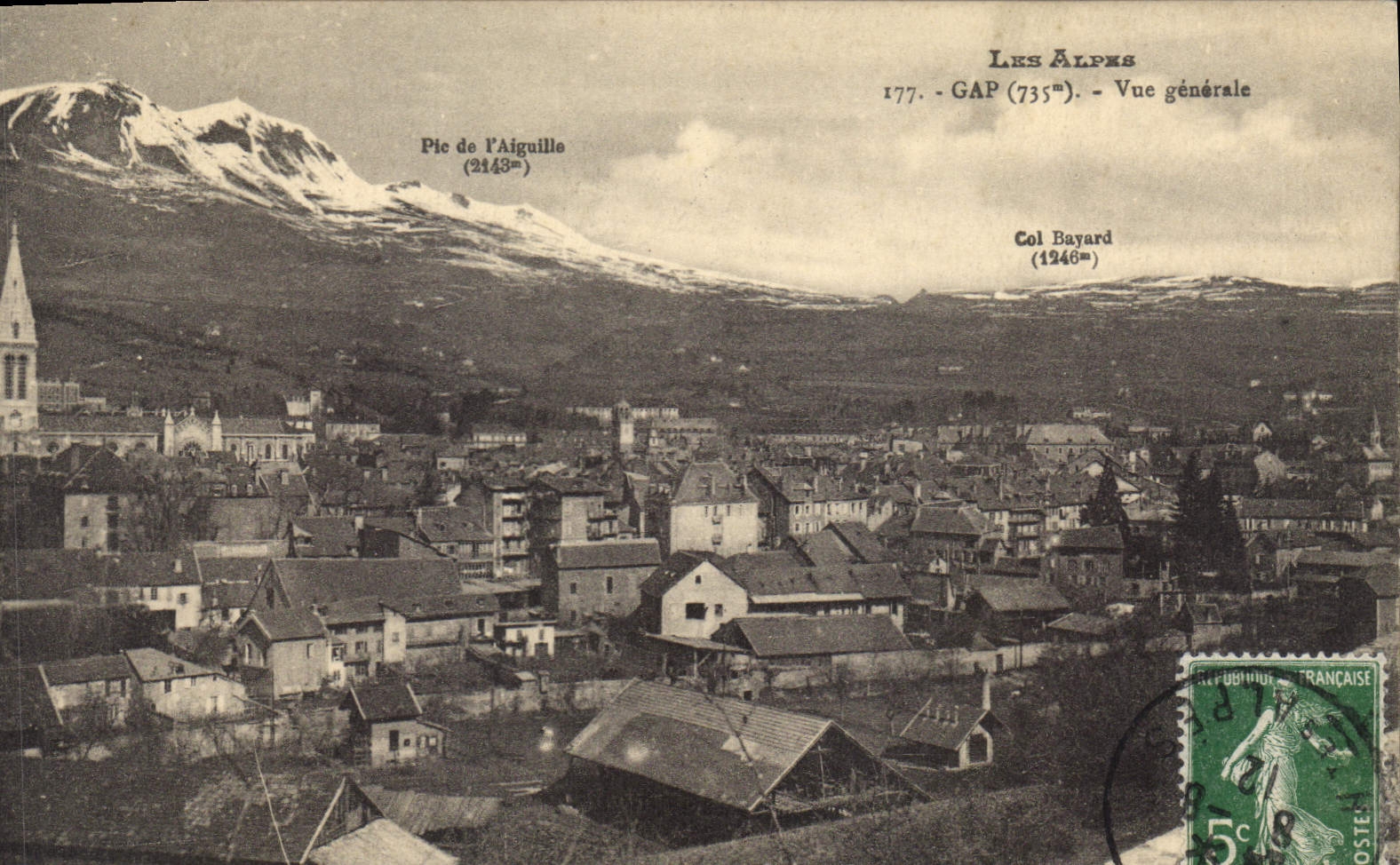 CPA Briancon Vue prise du Pont sur la Guisonne