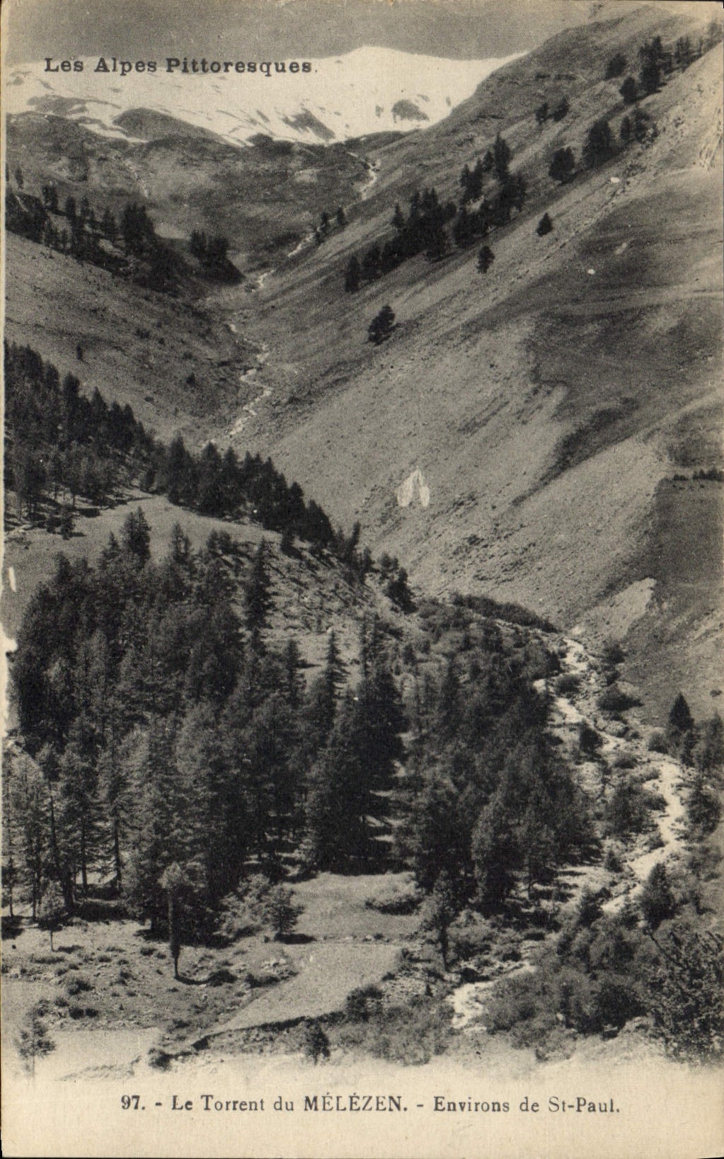 CPA Dauphine La Grave Eglise des Terrasses et la Meije