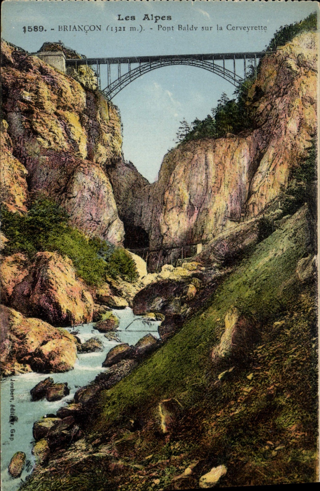 CPA Sur la Route des Alpes Dans les Georges du Queyras 