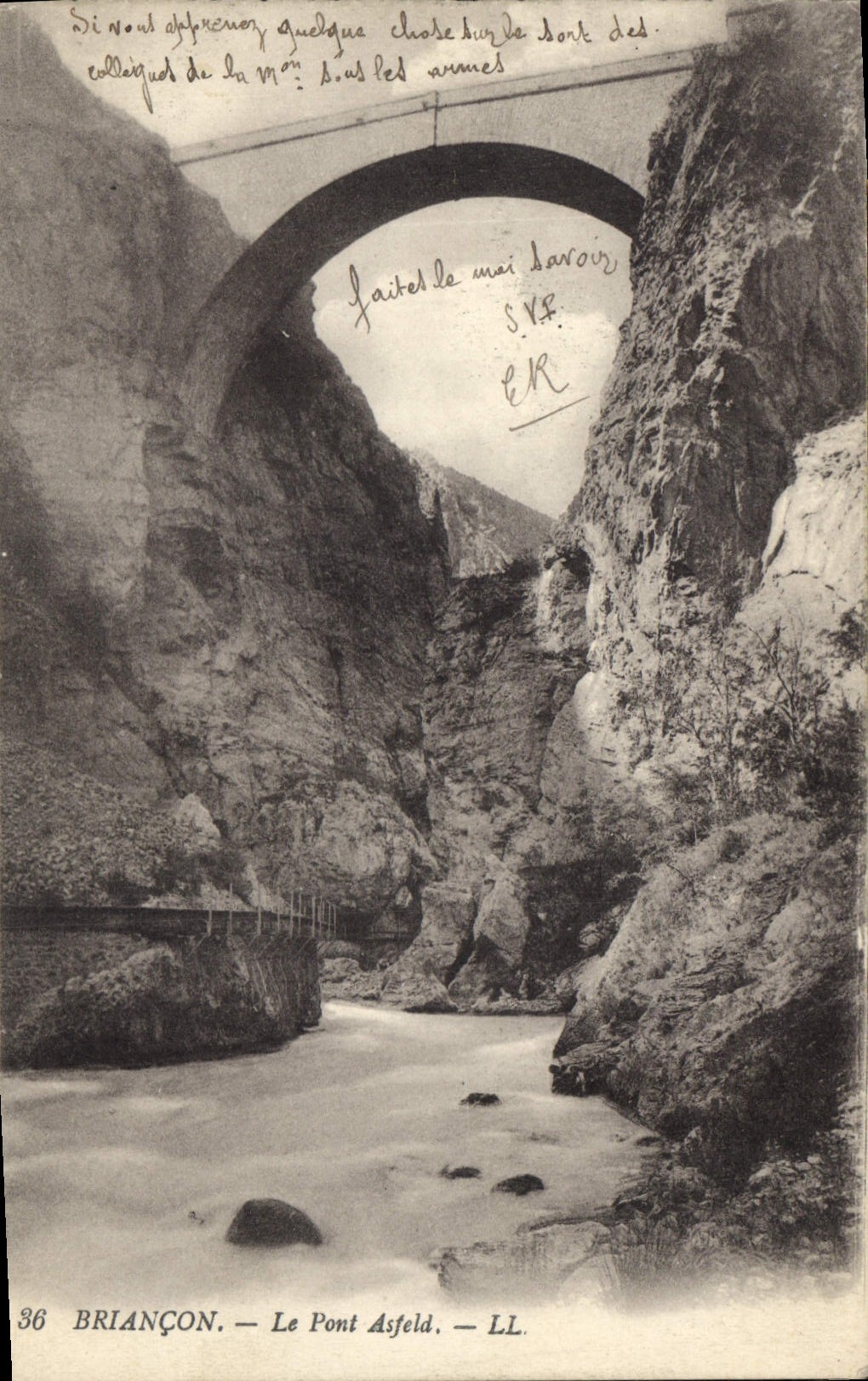 CPA Briancon Le Pont Asfeld 