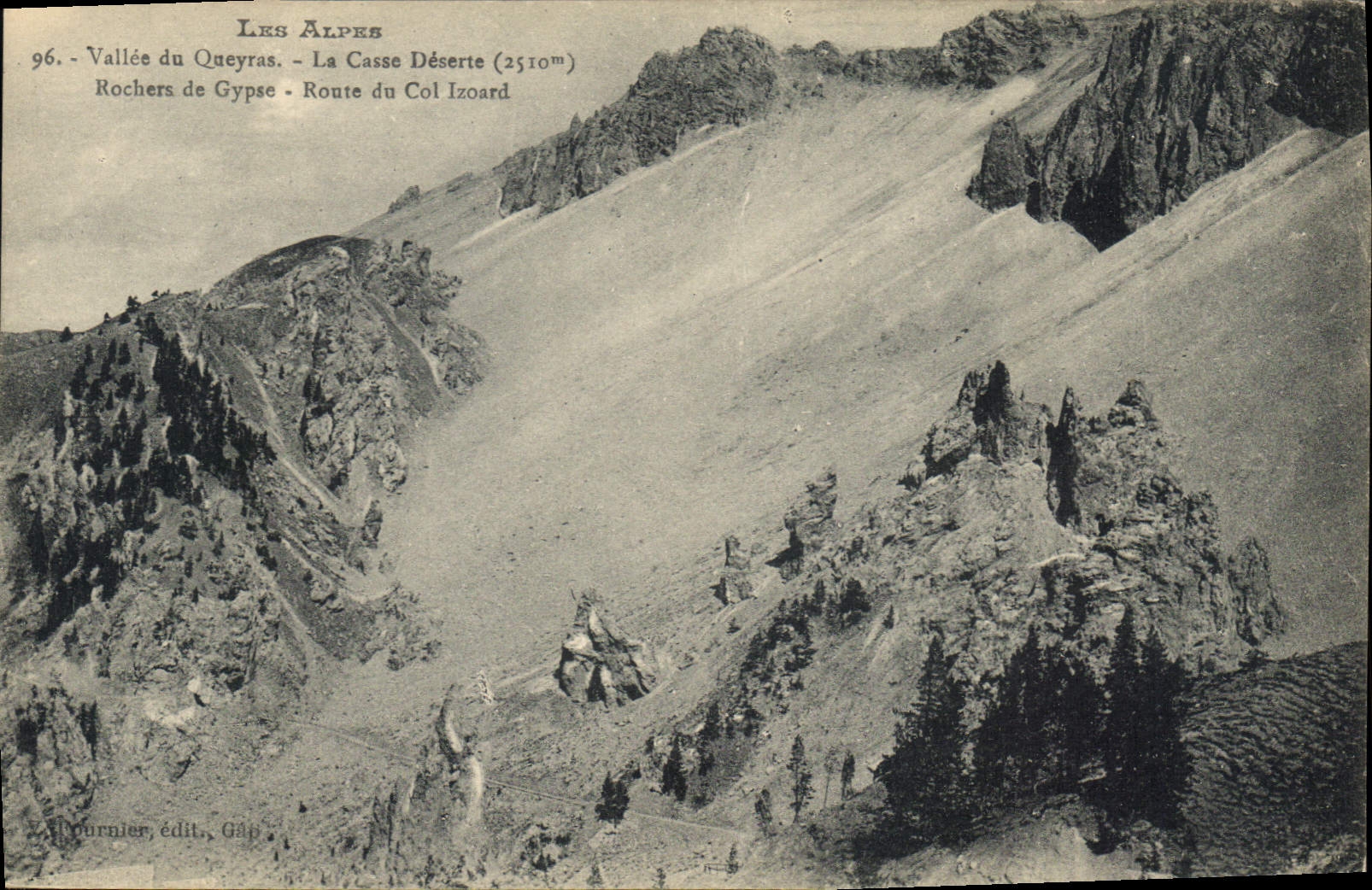 CPA Les Alpes Vallee du Queyras La Casse Deserte