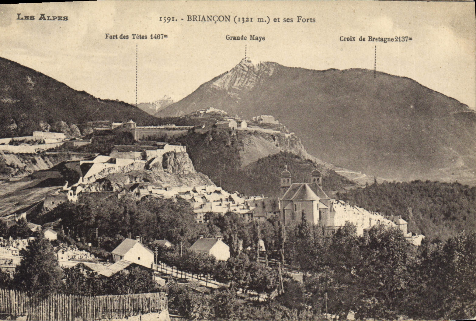 CPA Briancon et ses Forts 