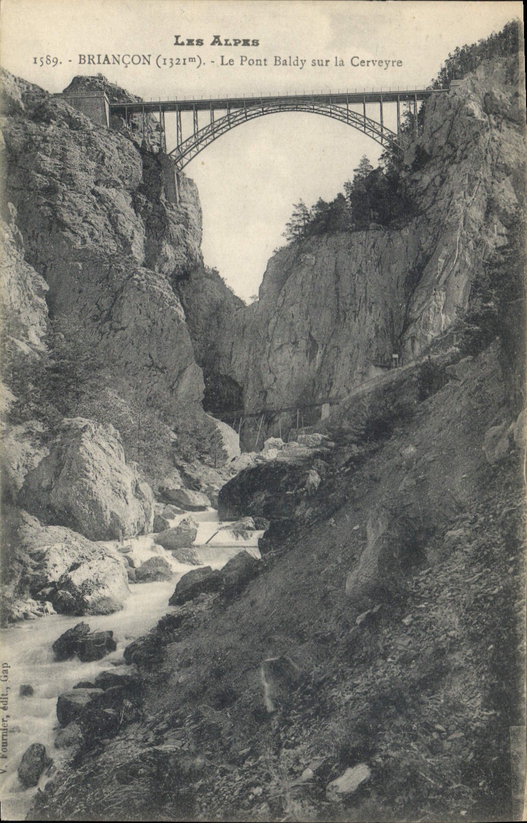 CPA Briancon Le Pont Baldy sur la Cerveyre