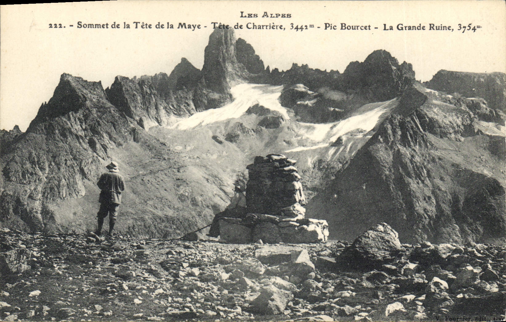 CPA Les Alpes Sommet de la Tete de la Maye