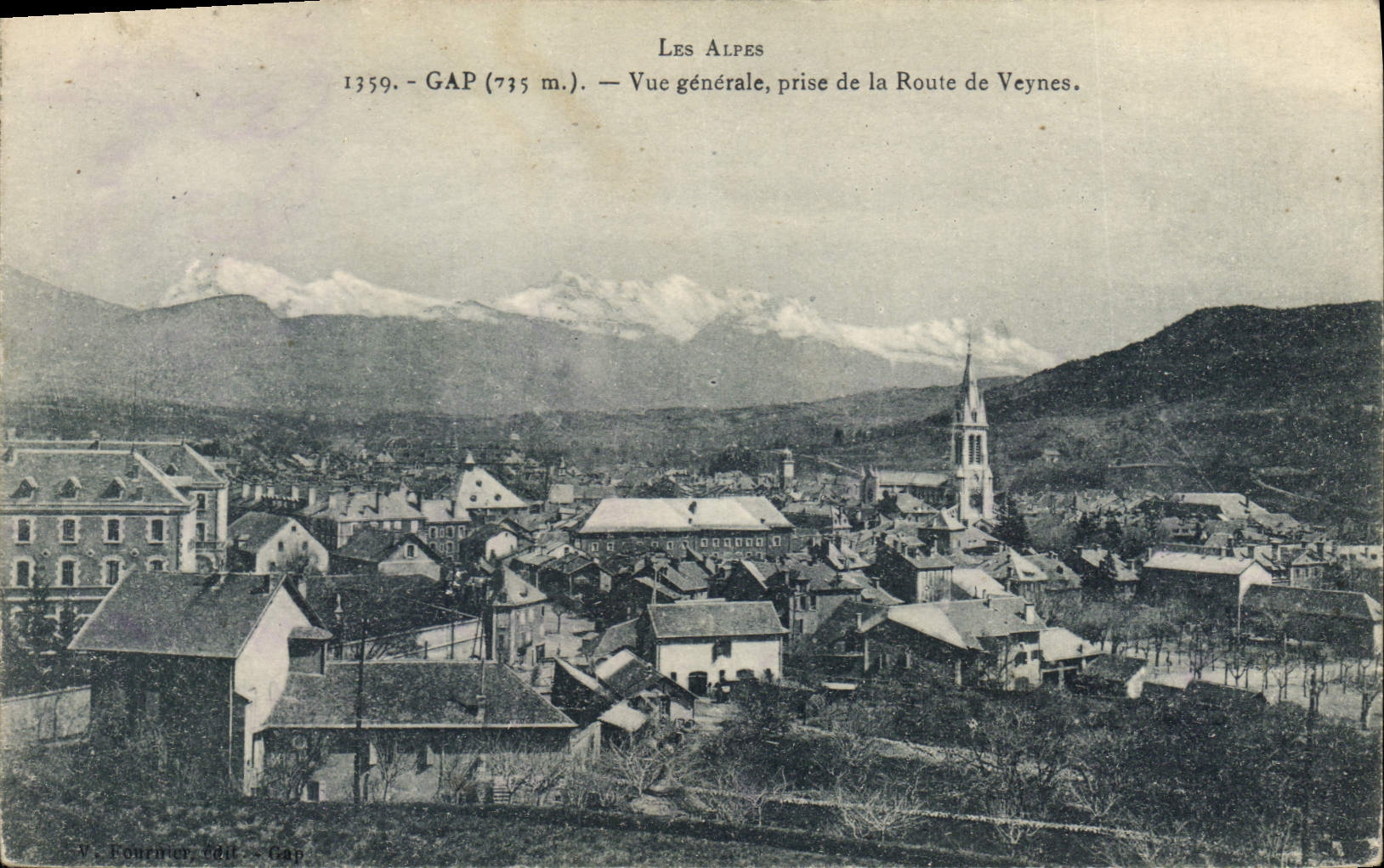 CPA Gap Vue generale prise de la Route de Veynes