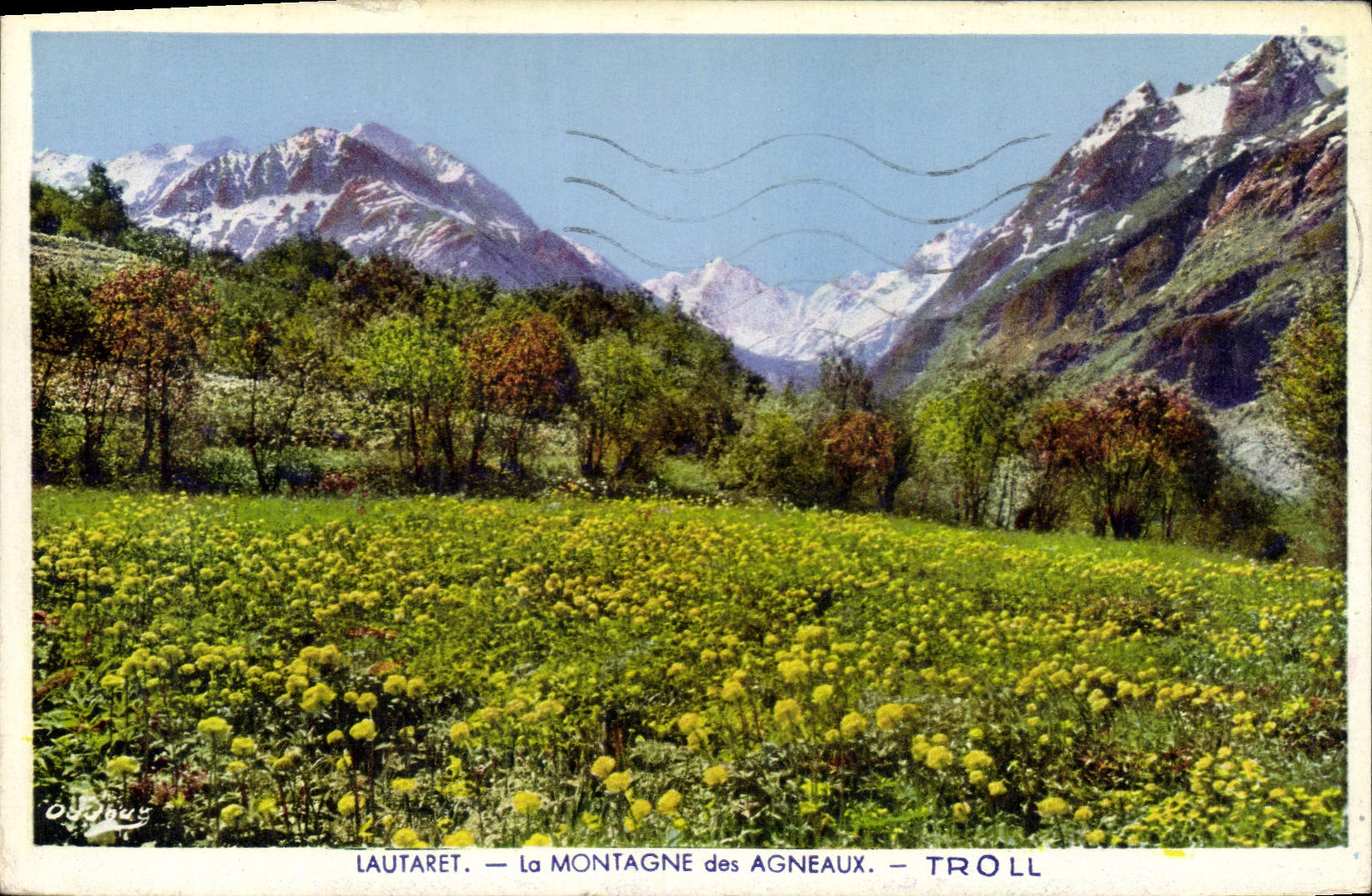 CPA Lautaret La Montagne des Agneaux Troll