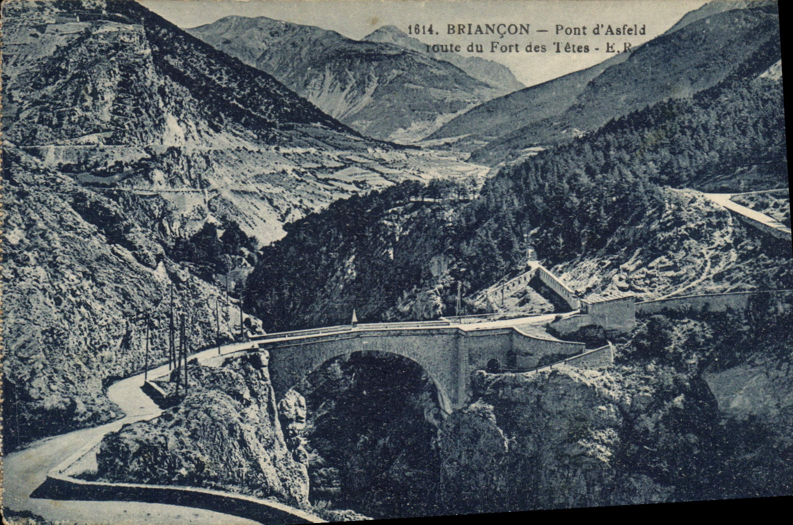 CPA Briancon Pont d'Asfeld route du Fort des Tetes