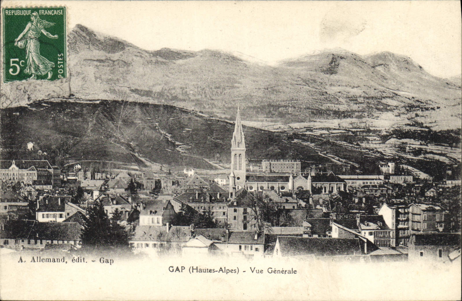 CPA Gap Hautes Alpes Vue Generale 