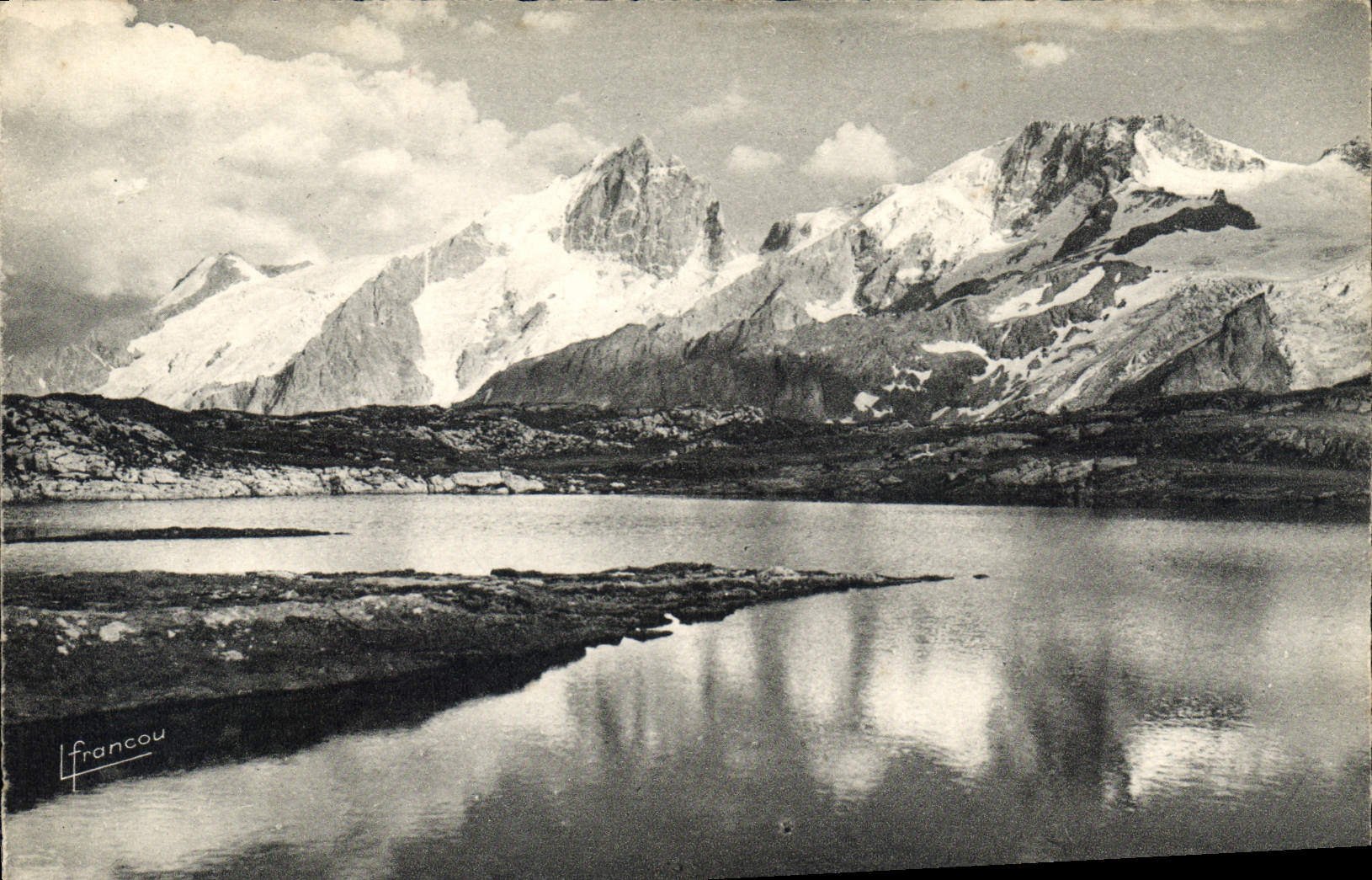 CPA La Grave Plateau d'En Paris Le Lac Noir