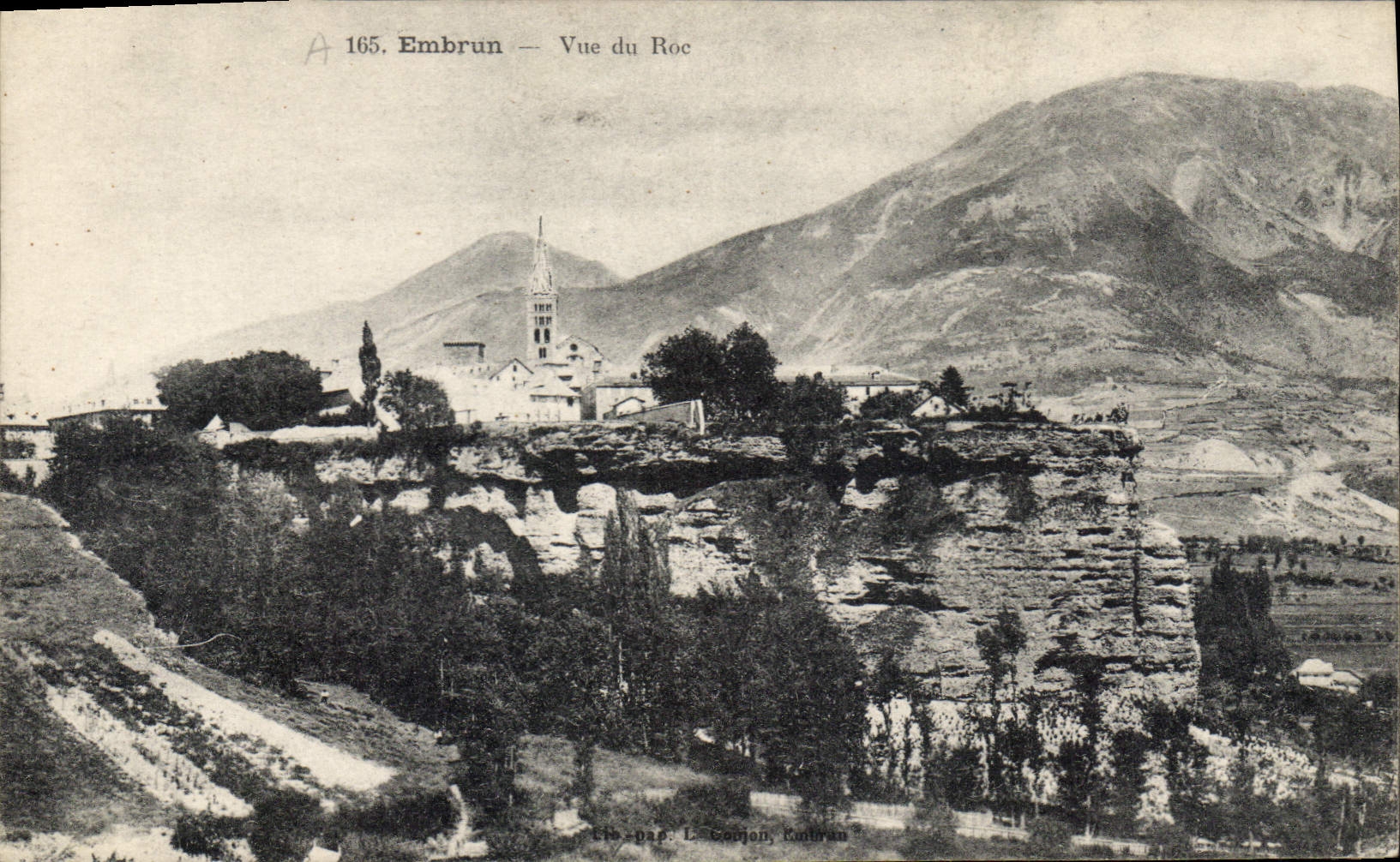 CPA Embrun Vue du Roc 