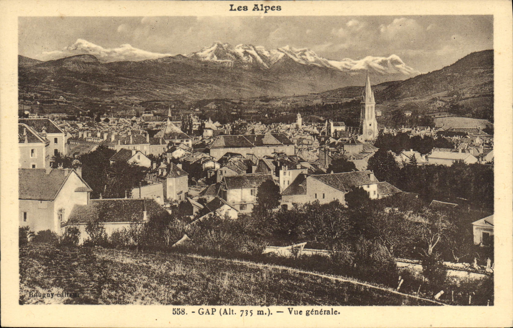 CPA Les Alpes Gap Vue generale 
