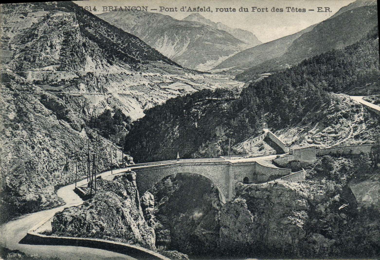 CPA Briancon Pont d'Asfeld route du Fort des Tetes