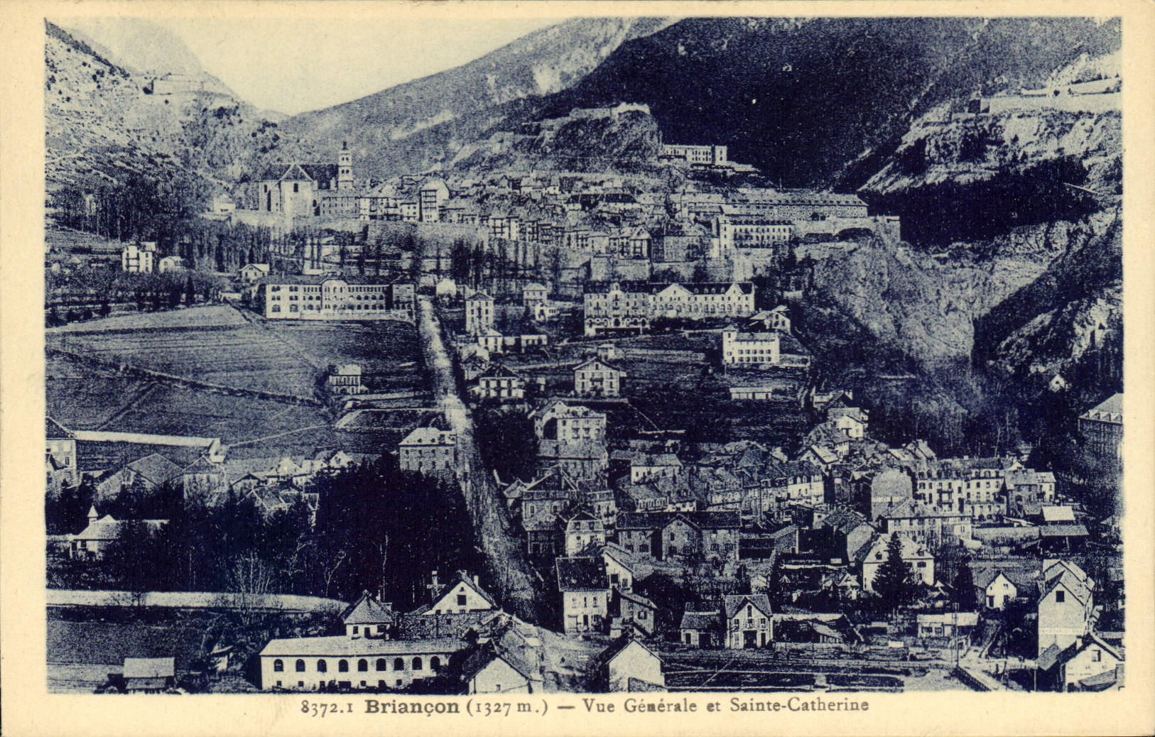 CPA Briancon Vue Generale et Sainte Catherine