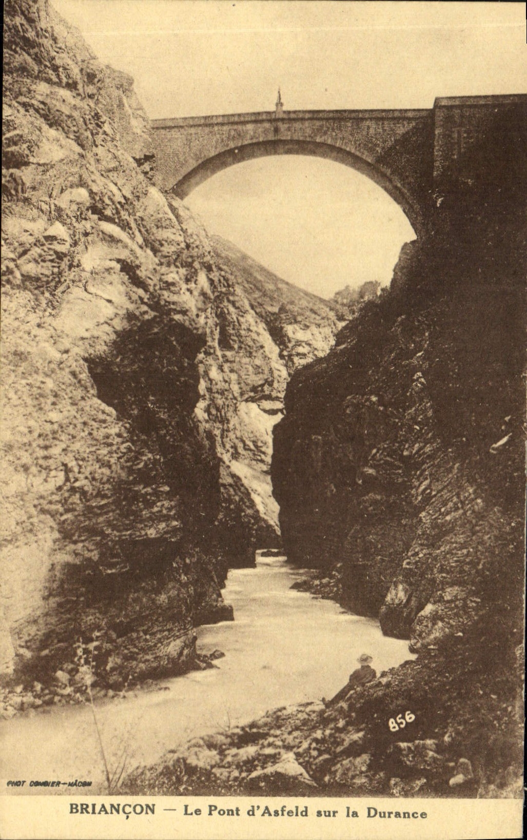 CPA Briancon Le Pont d'Asfeld sur la Durance