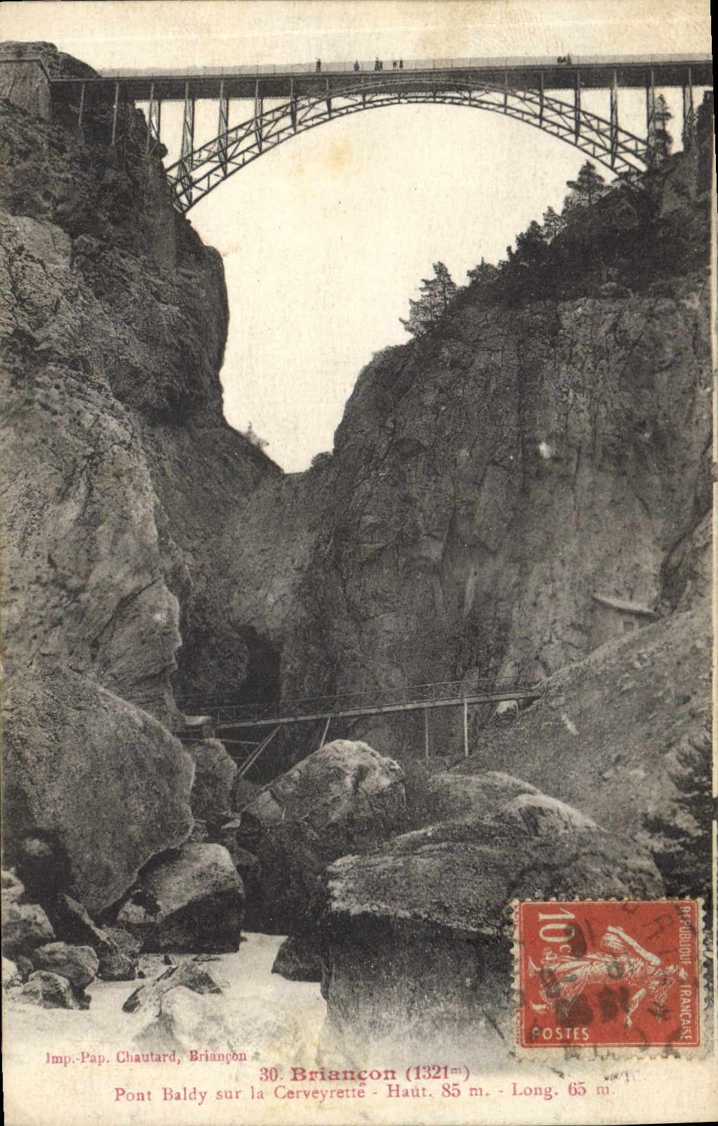 CPA Briancon Pont Baldy sur la Cerveyrette