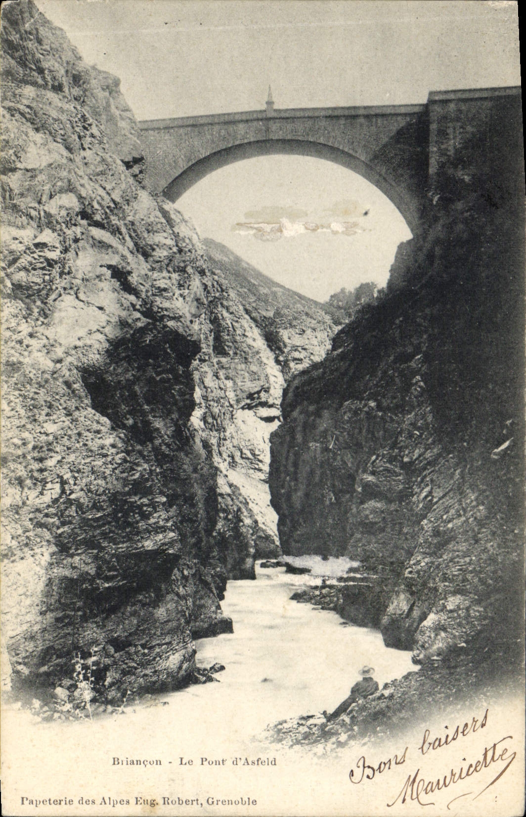 CPA Briancon Le Pont d'Asfeld 