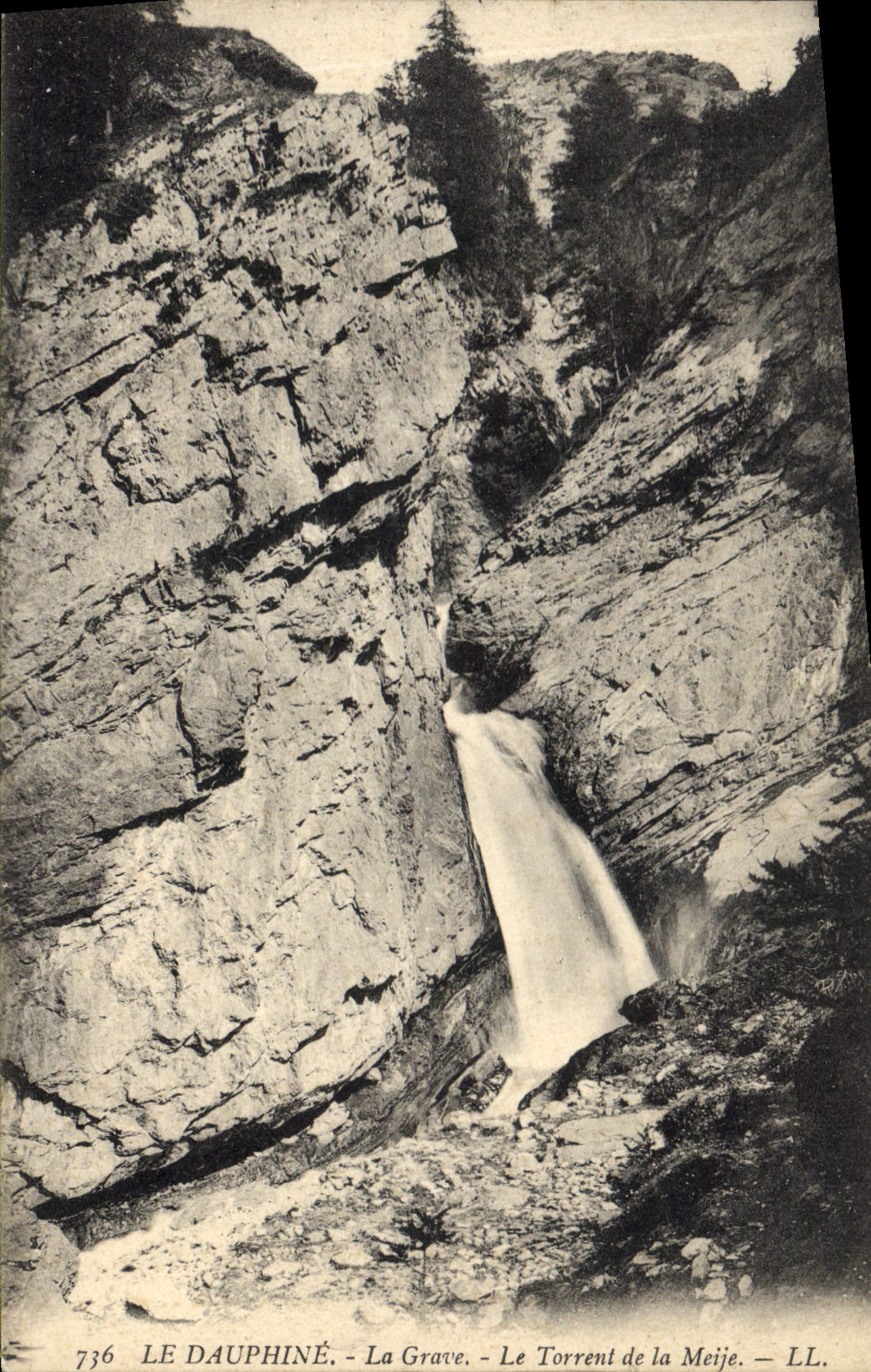 CPA Le Dauphine La Grave Le Torrent de la Meije