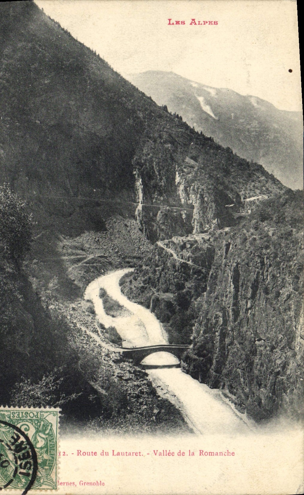 CPA Les Alpes Route du Lauteret Vallee de la Romanche