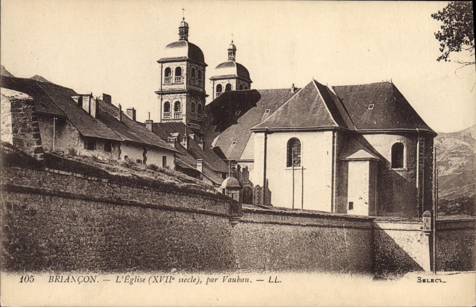 CPA Briancon L'Eglise par Vauban 