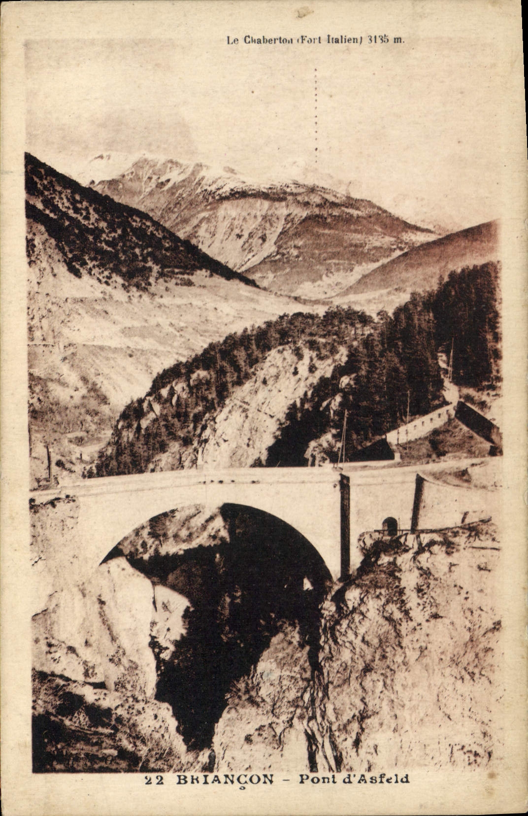 CPA Briancon Pont d'Asfeld 