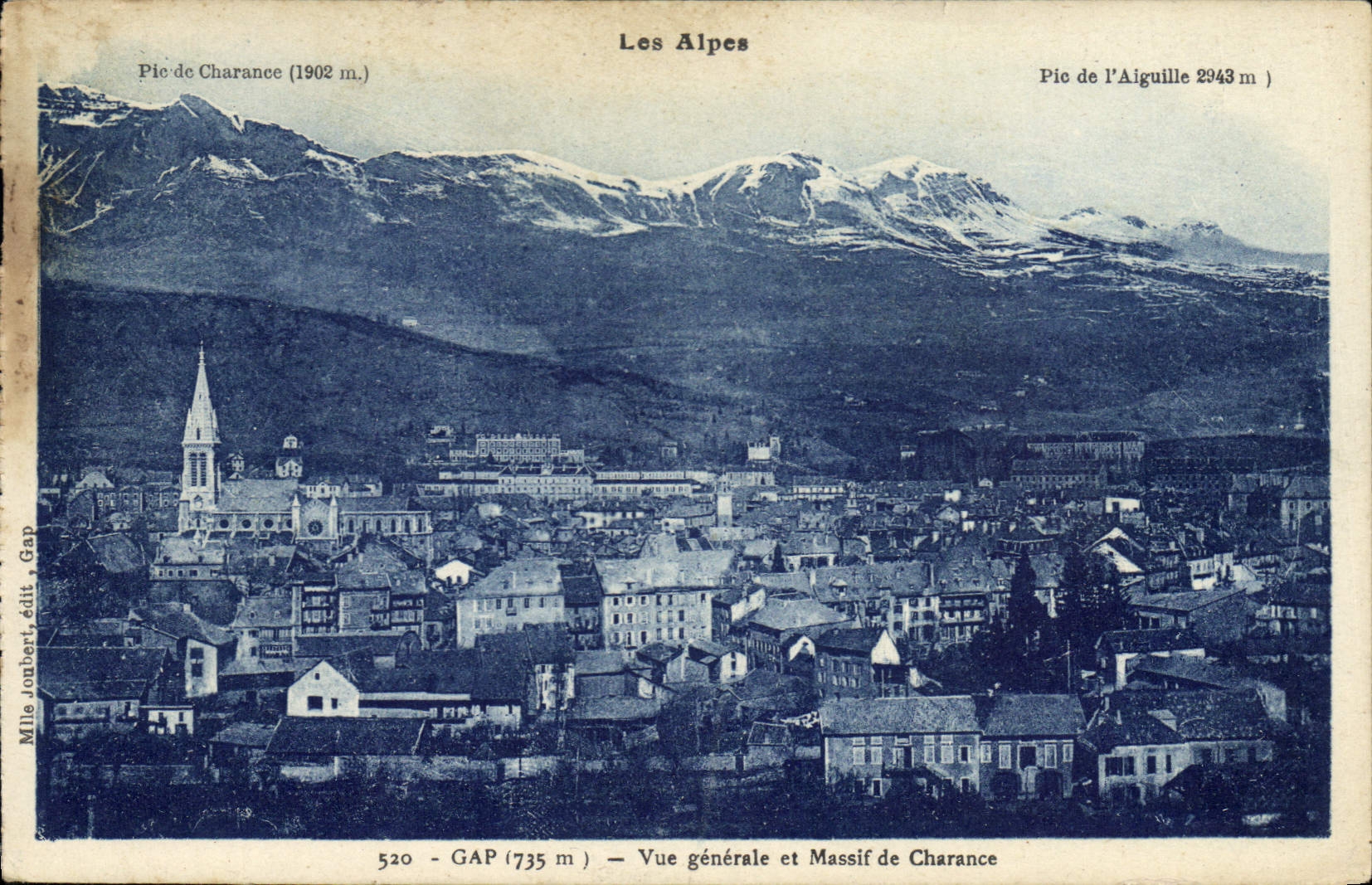 CPA Gap Vue generale et Massif de Charance 
