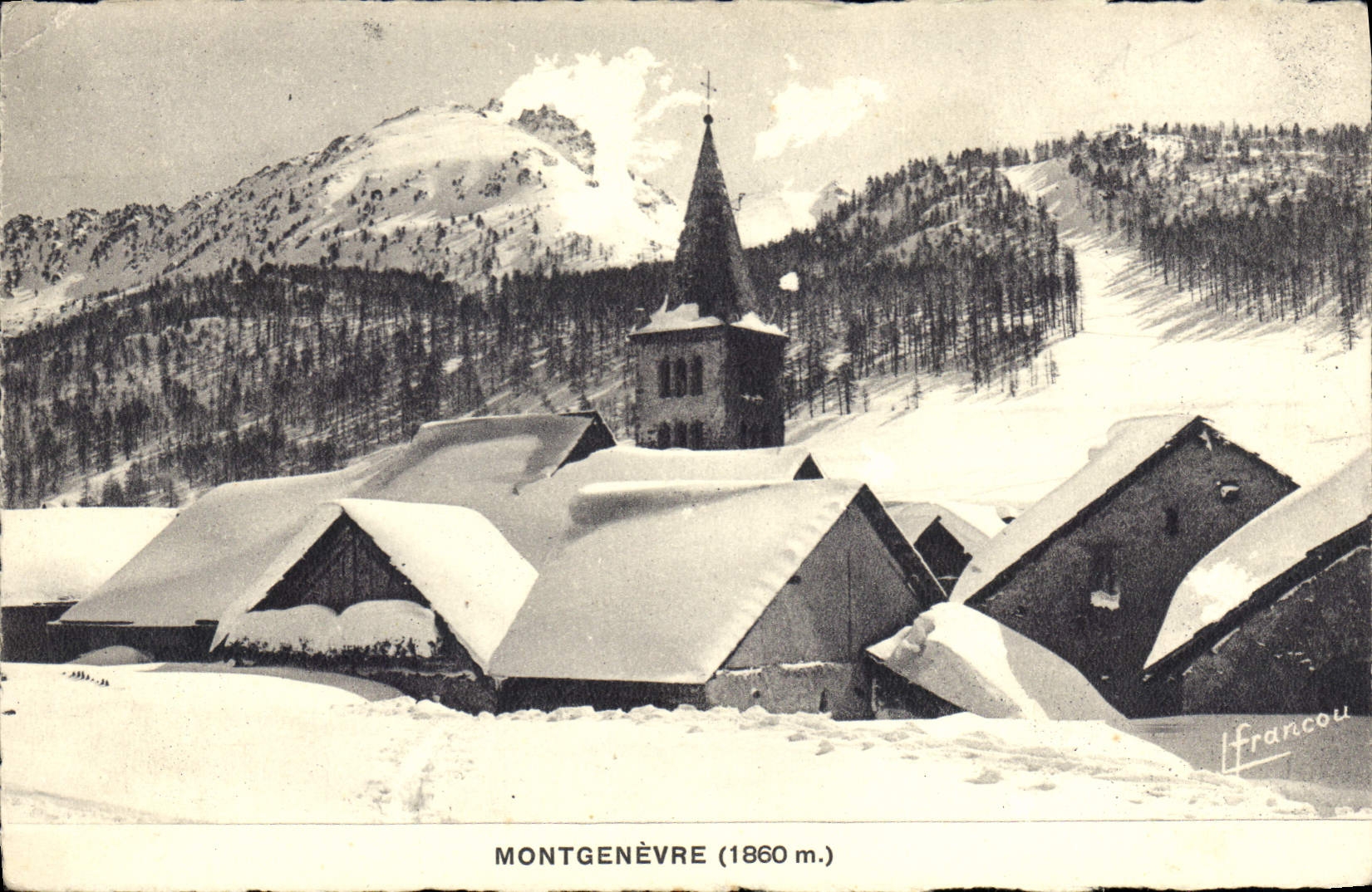 CPA Montgenevre Briancon 