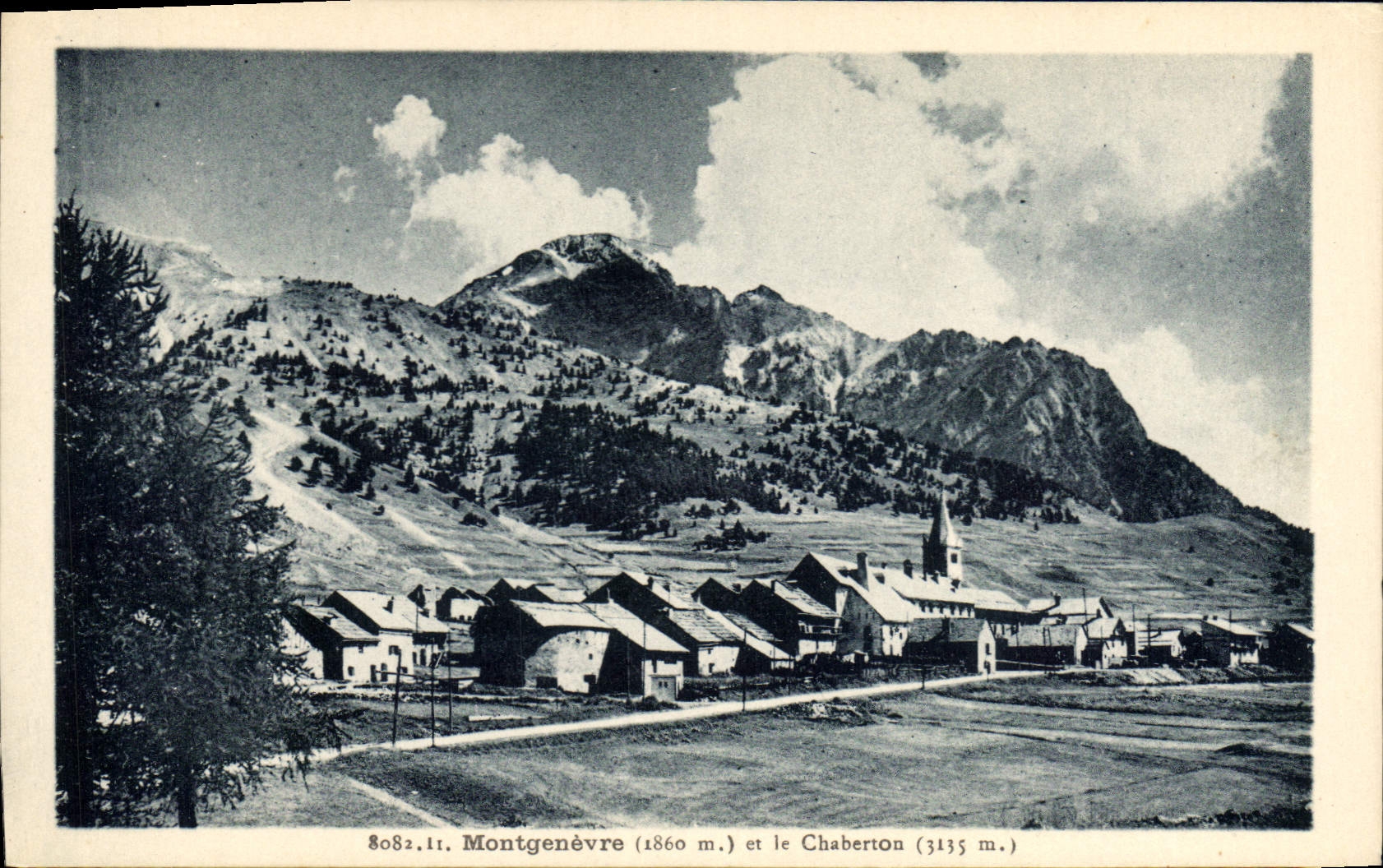 CPA Montgenevre et le Chaberton 