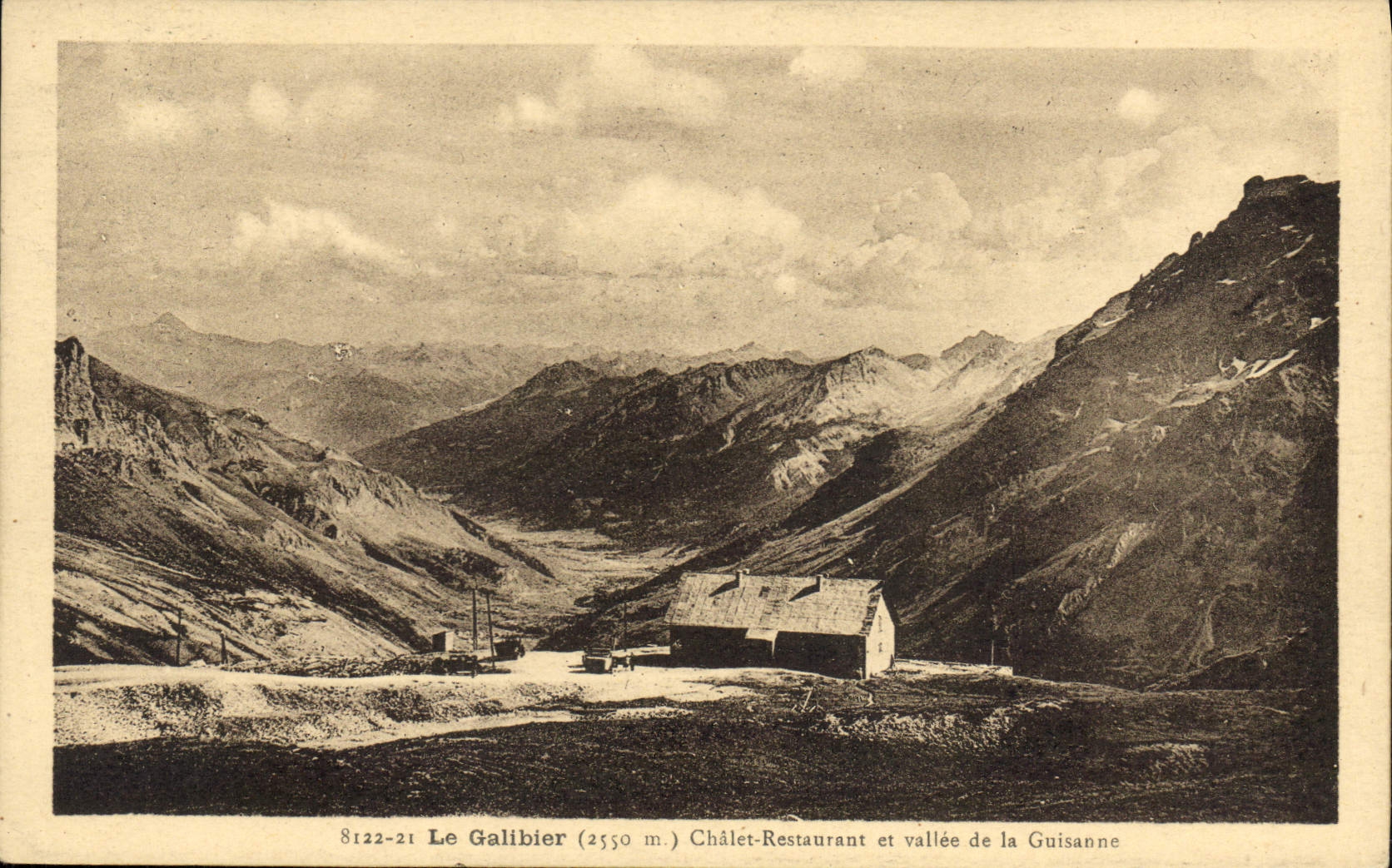 CPA Le Galibier Chalet Restaurant et vallee de la Guisanne
