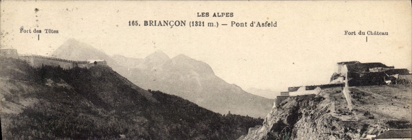 CPA Briancon Pont d'Asfeld 