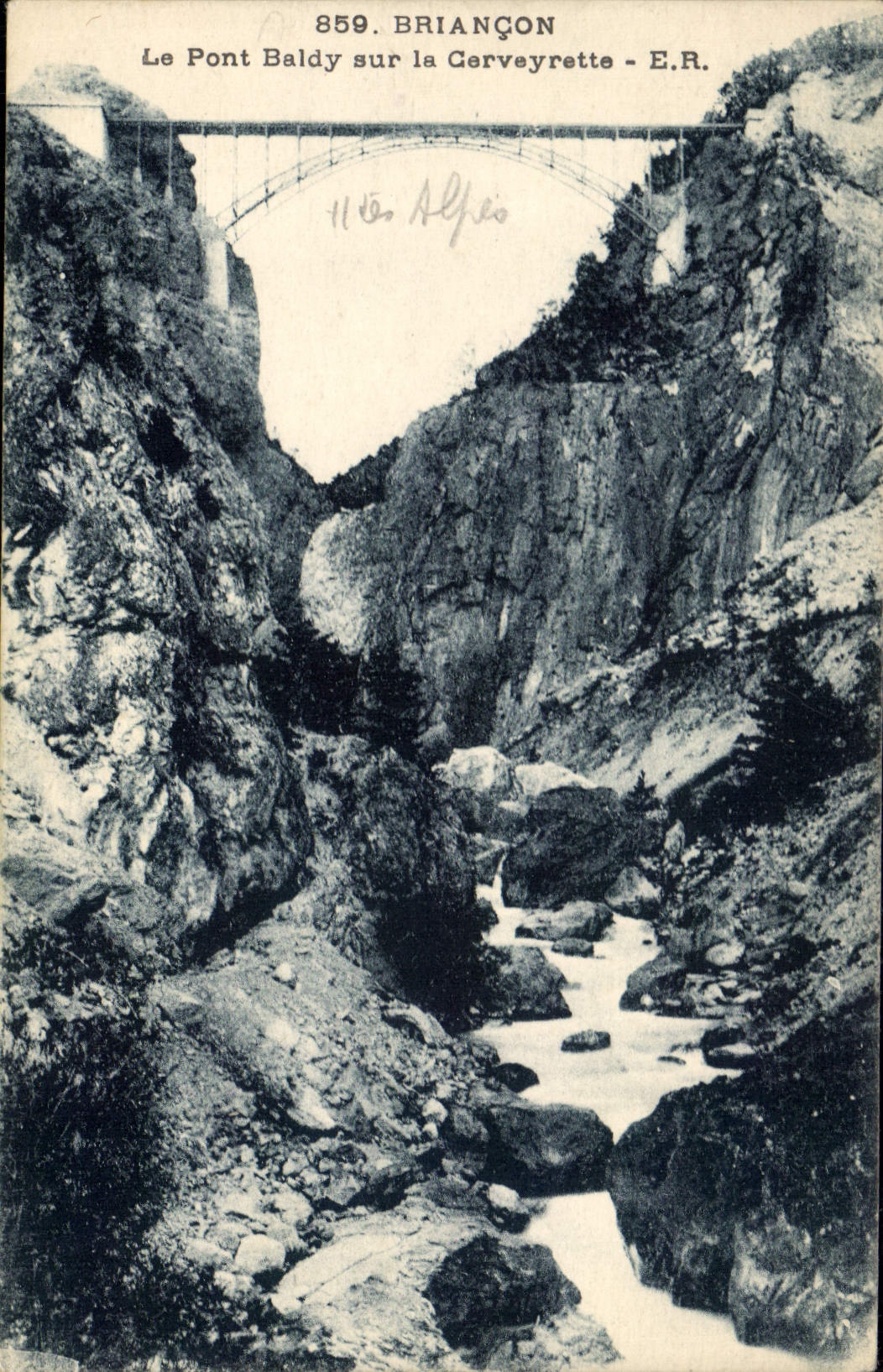 CPA Briancon Le Pont Baldy sur la Cerveyrette 