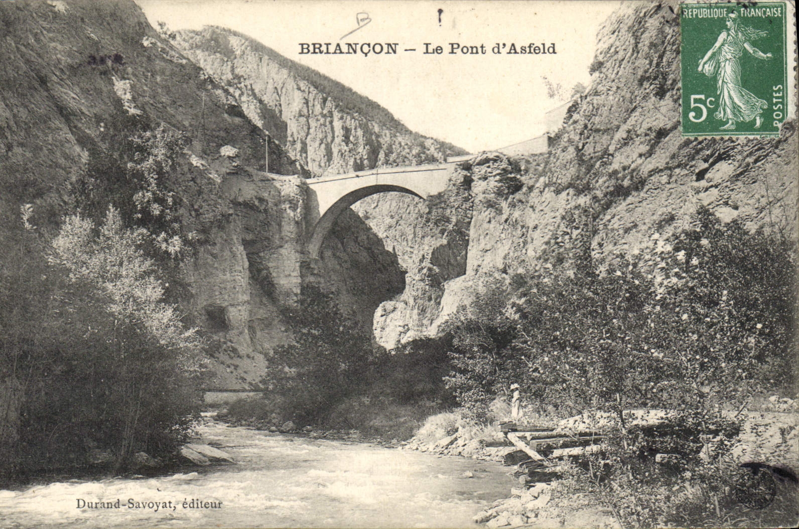 CPA Briancon Le Pont d'Asfeld 