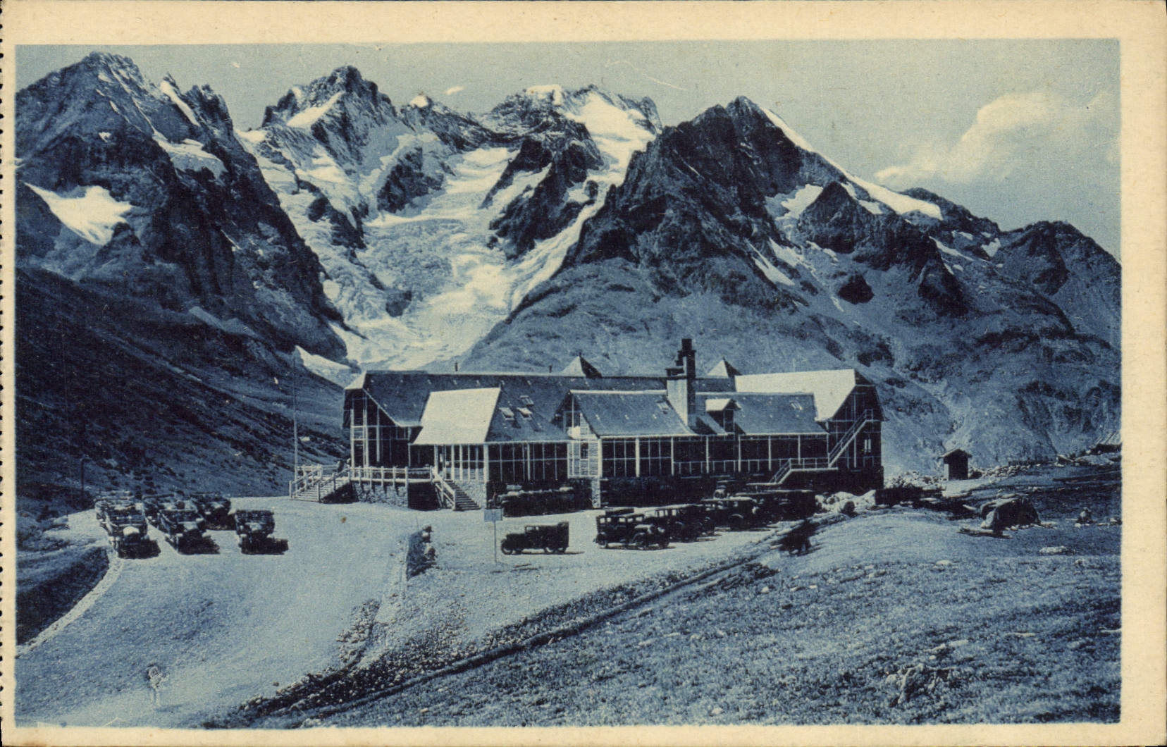 CPA Col du Lautaret Le Chalet Hotel PLM et la Meije 