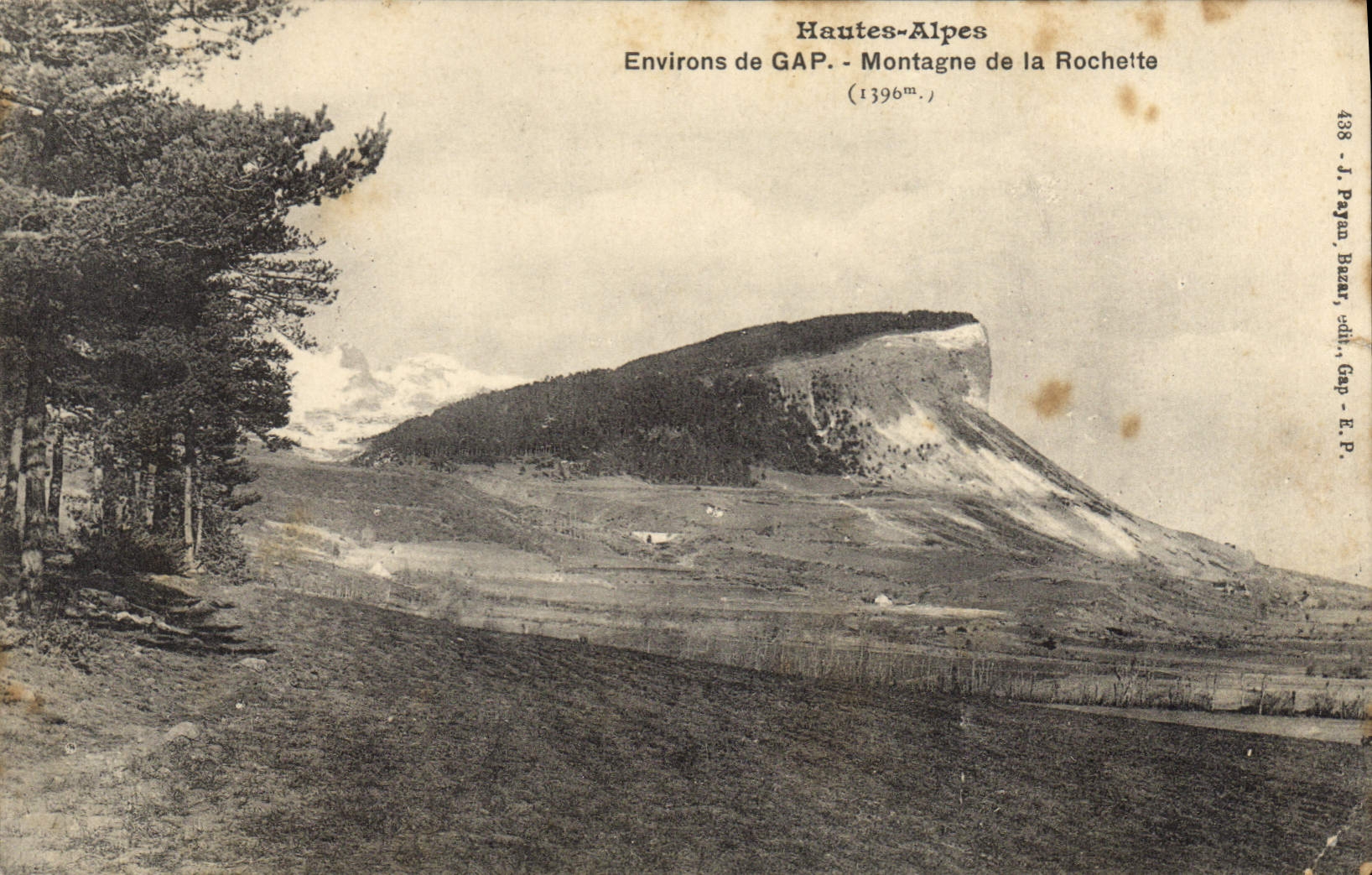 CPA Environs de Gap Motagne de la Rochette