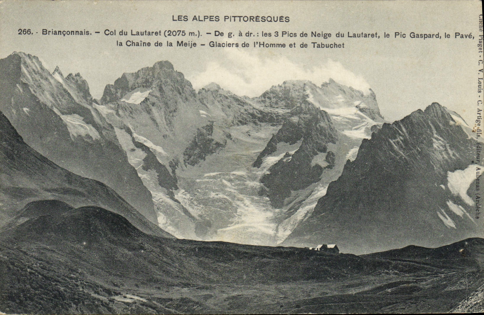 CPA Brianconnais Col du Lautaret 