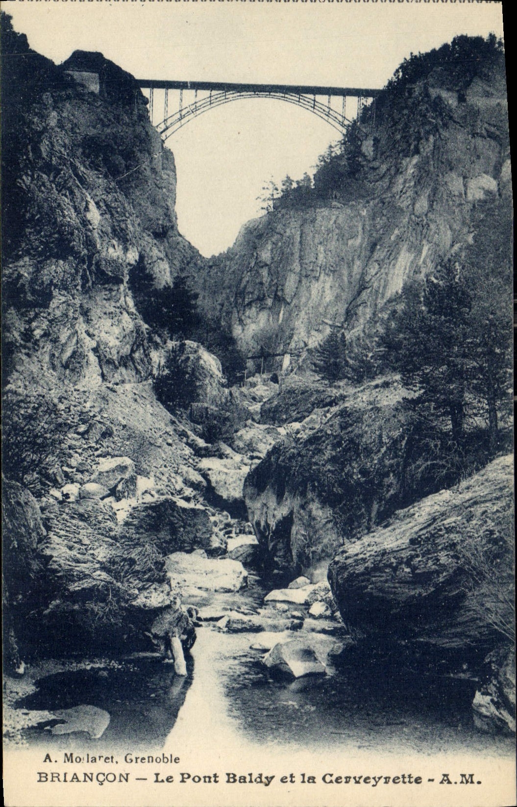 CPA Briancon Le Pont Baldy et le Cerveyrette