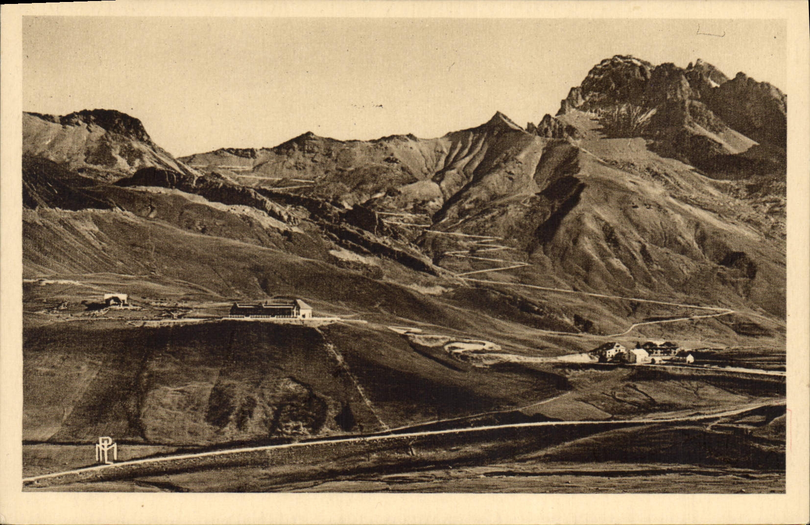 CPA Route des Alpes Le Lautaret Les Lacets du Galibier