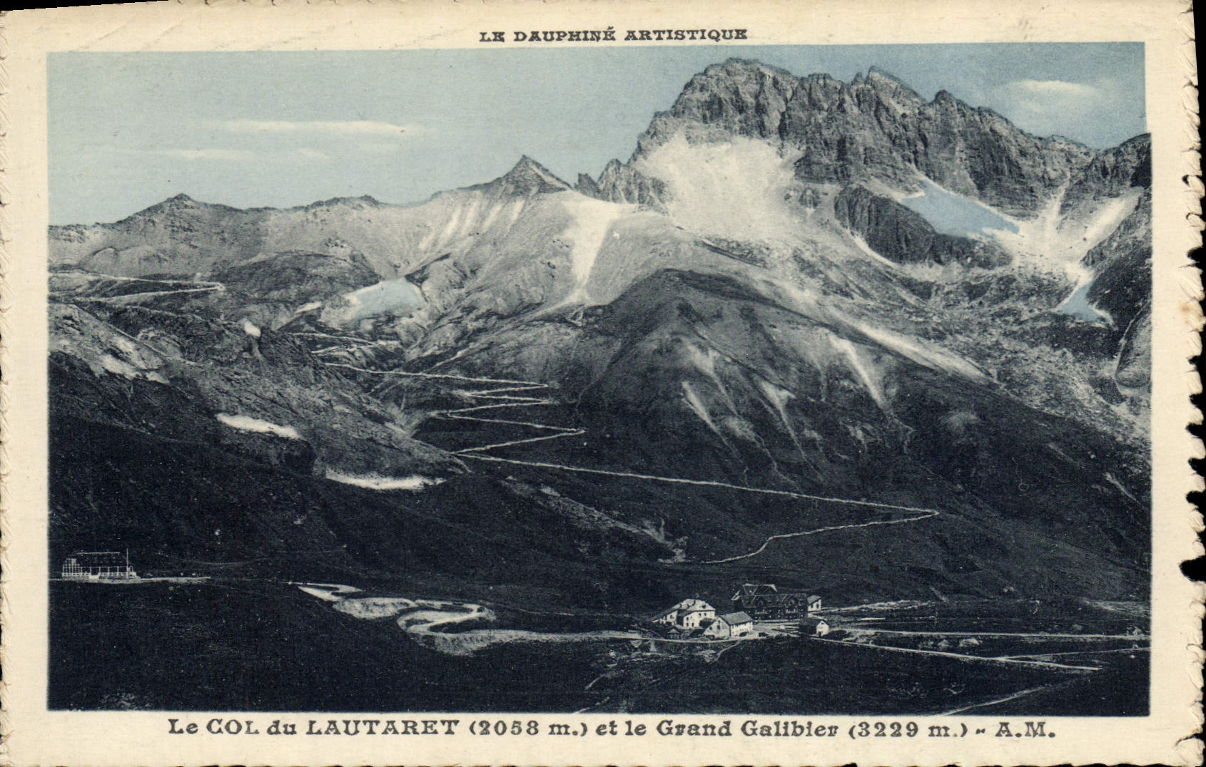 CPA Le Col du Lauteret et le Grand Galibier