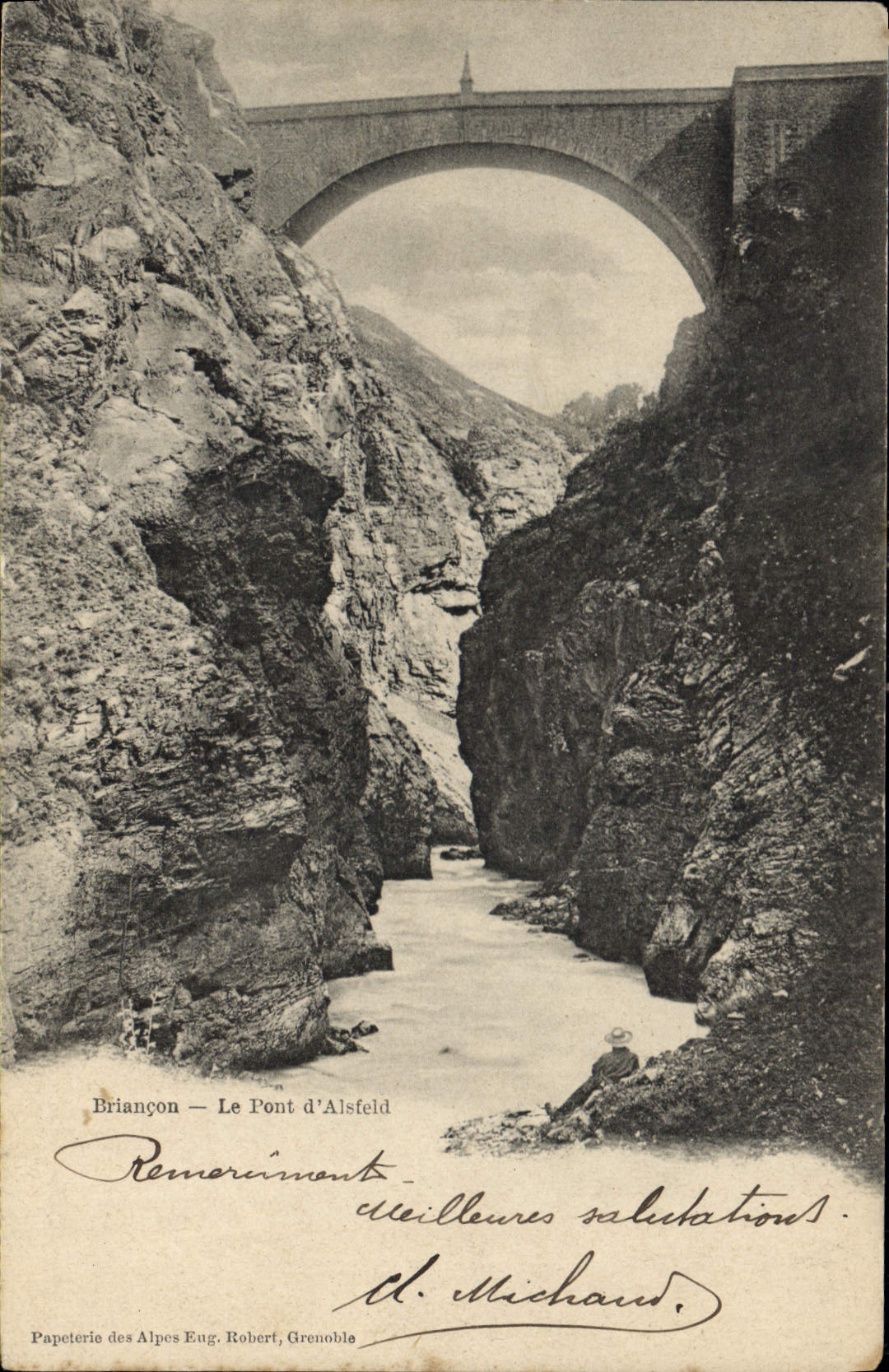 CPA Briancon Le Pont d'Asfeld 