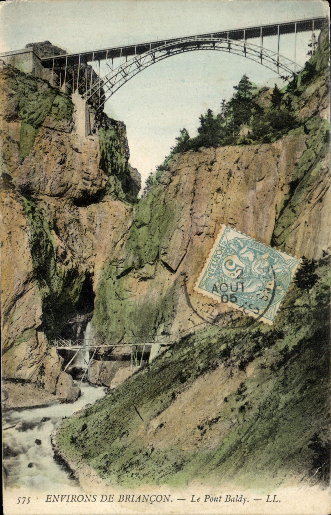 CPA Environs de Briancon Le Pont Baldy 