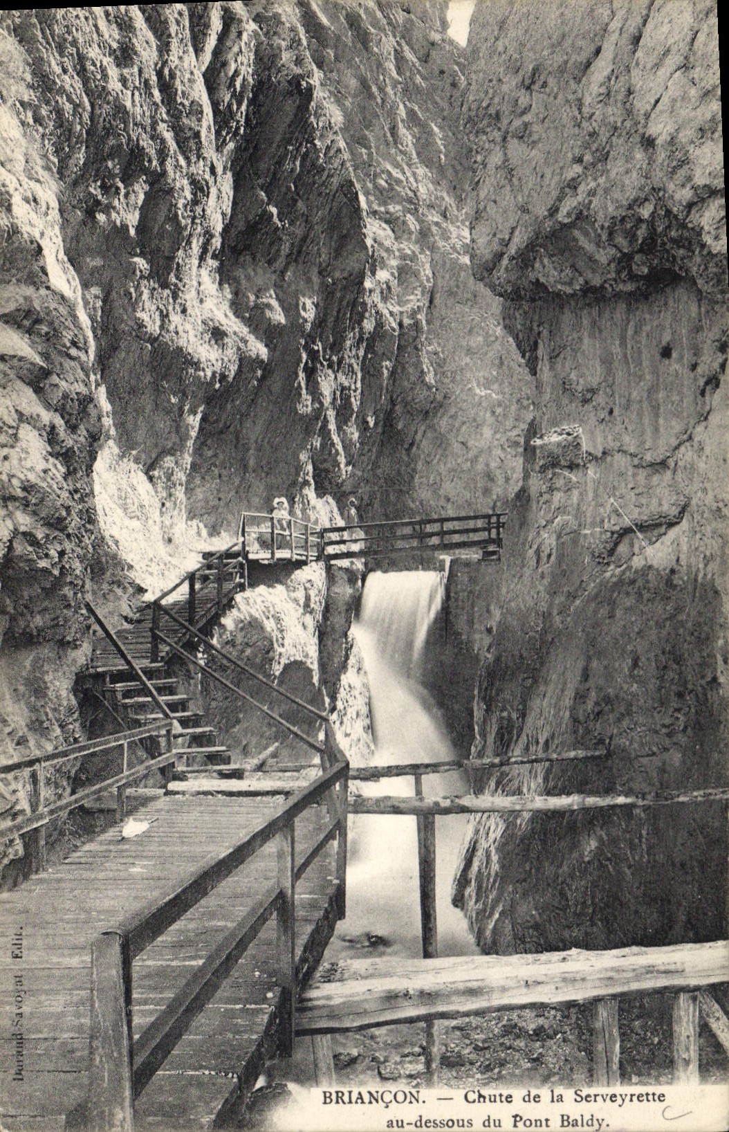 CPA Briancon Chate de la Serveyrette au dessous du Pont Baldy 