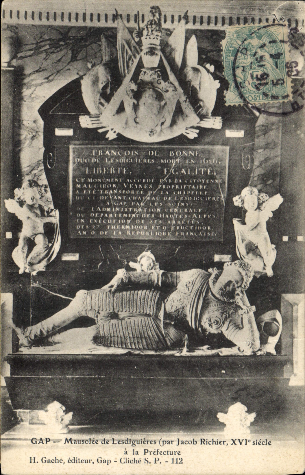 CPA Gap Mausolee de Lesdiguires 